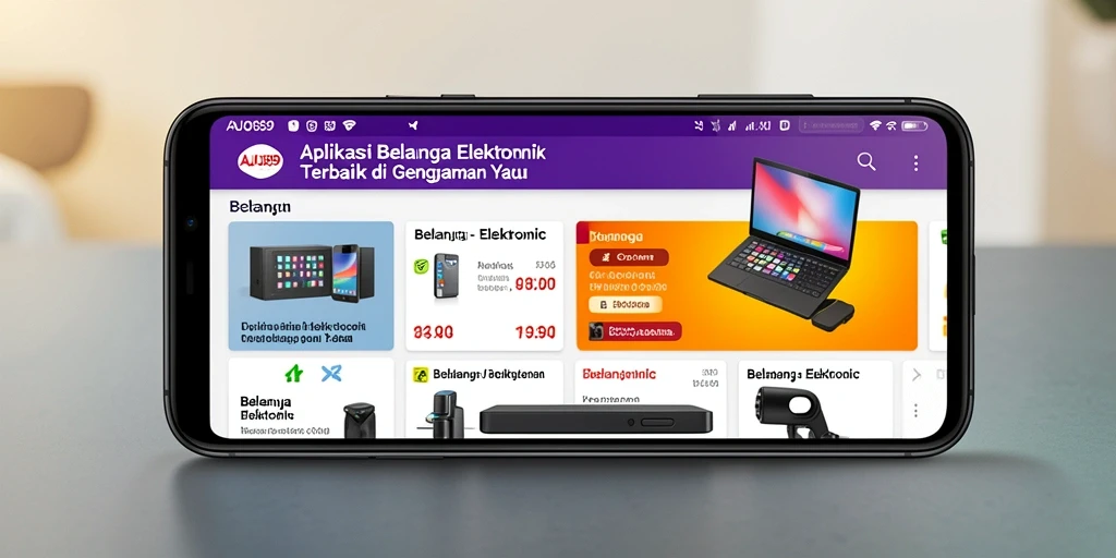 Tampilan antarmuka AJO89 yang modern dan mudah digunakan.