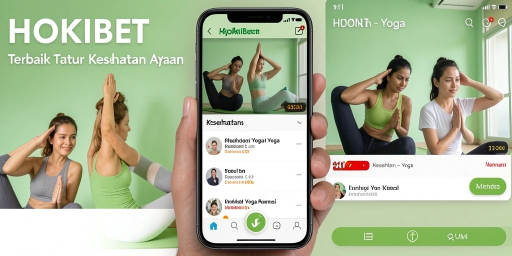 Tampilan antarmuka HOKIBET yang user-friendly dan berfungsi baik untuk latihan Yoga.