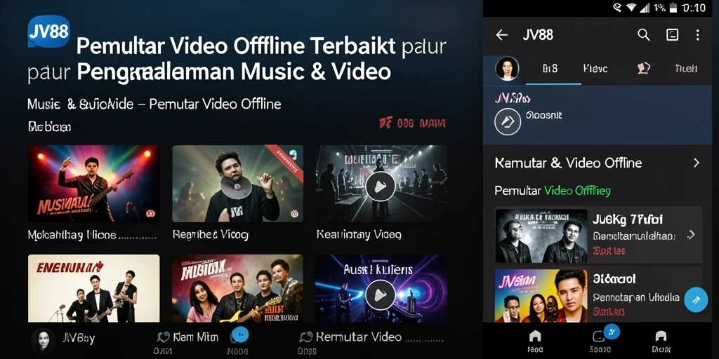 Tampilan antarmuka JV88 yang sederhana dan fungsional.