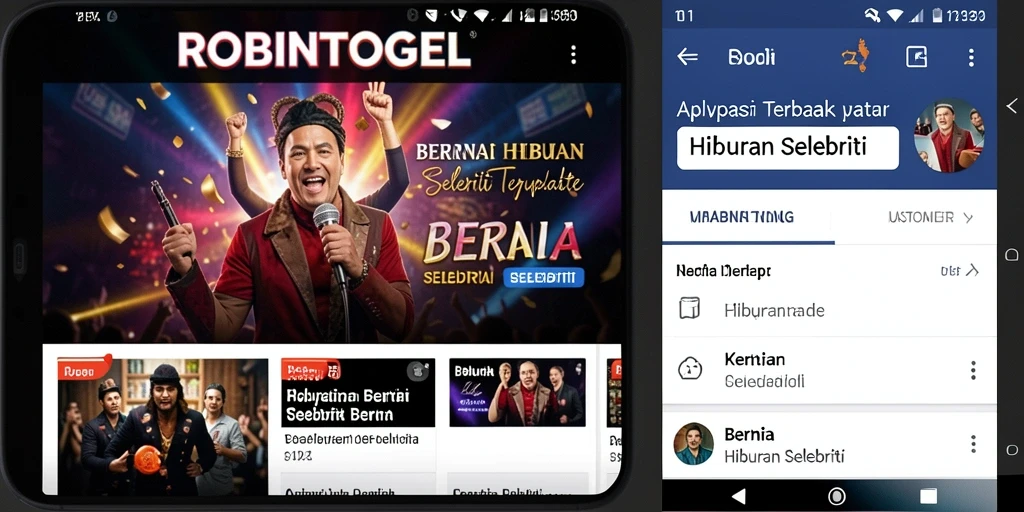 Tampilan antarmuka ROBINTOGEL yang menarik dan informatif.