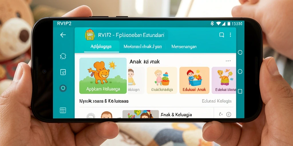Tampilan antarmuka edukatif yang menarik dari RVIP2.