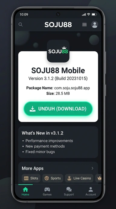 Unduh dan Instal APK soju88 untuk Android di Indonesia